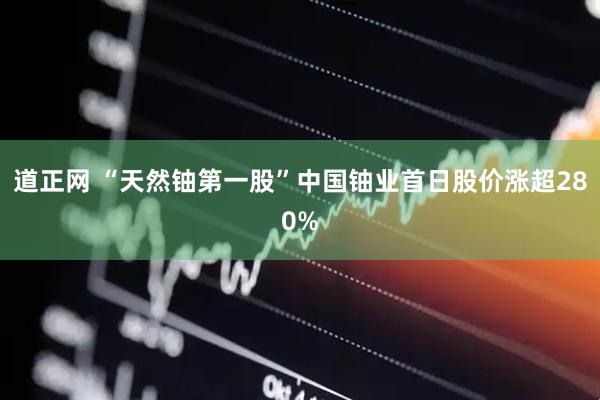 道正网 “天然铀第一股”中国铀业首日股价涨超280%