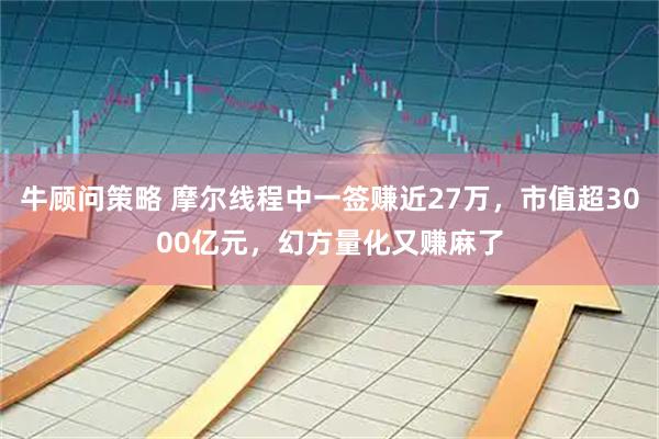 牛顾问策略 摩尔线程中一签赚近27万，市值超3000亿元，幻方量化又赚麻了
