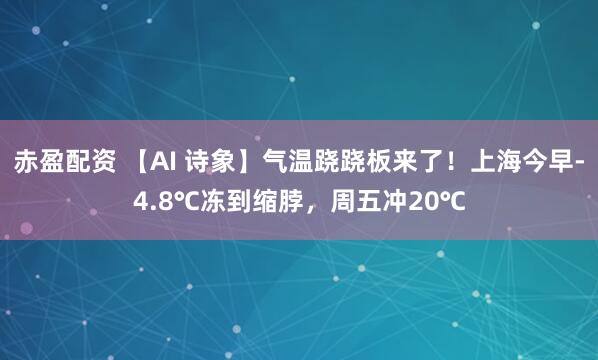 赤盈配资 【AI 诗象】气温跷跷板来了！上海今早-4.8℃冻到缩脖，周五冲20℃